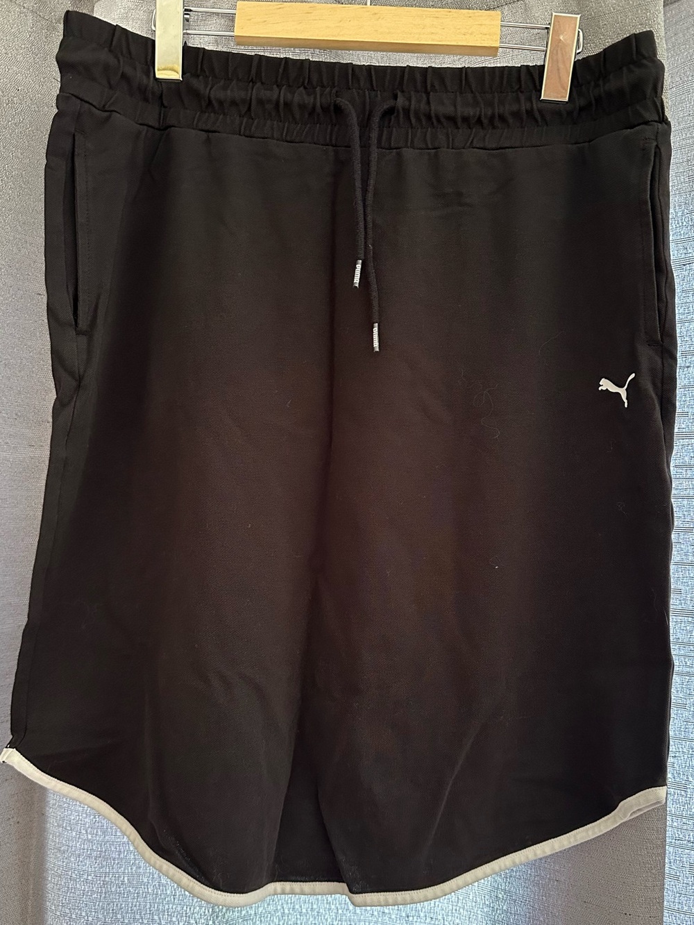 Puma Black Athletic Skirt with White Trim